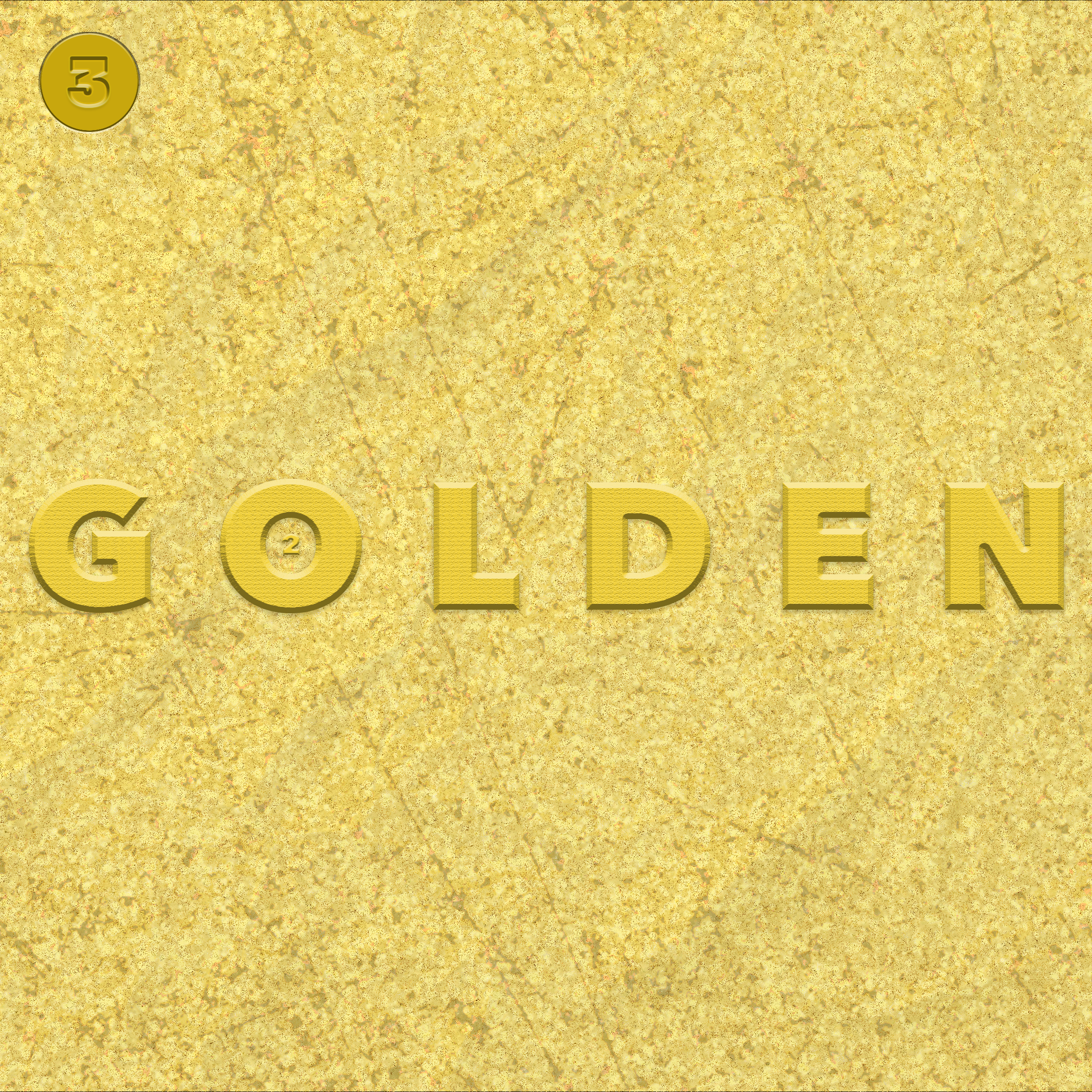 cover of my zine titled 'GOLDEN'